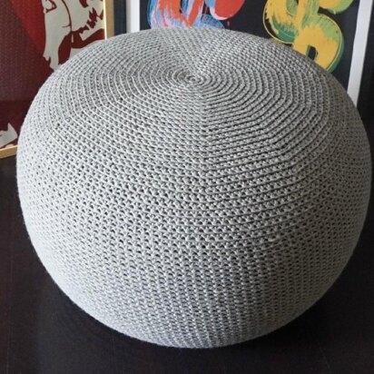 Crochet Ottoman Pouf Stool