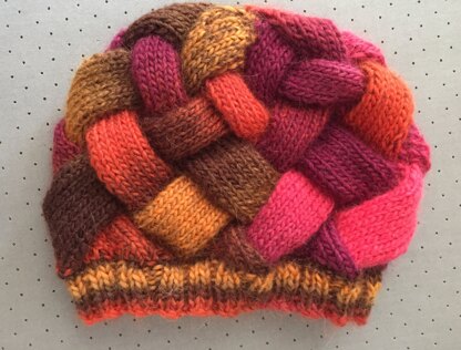 Entrelac Hat