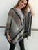 Crochet Wrap Pattern: Striking Striped Ruana