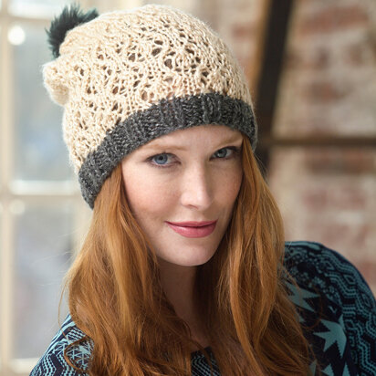 Lacework Hat in Lion Brand Heartland - L32346