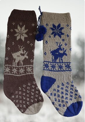 Humping Moose Christmas Stocking