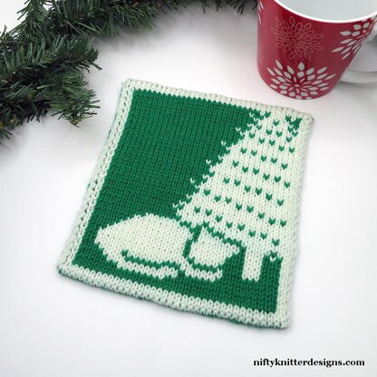 Christmas Cat Potholder