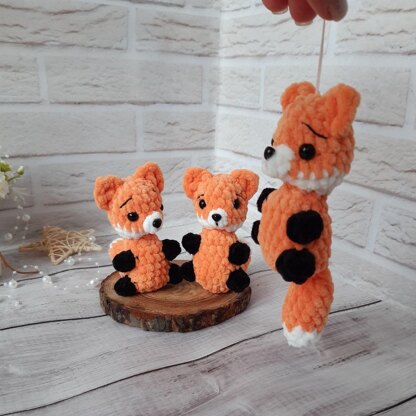 Crochet Pattern Little Fox Keychain