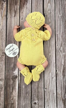 'Cherub' 3 piece romper set.