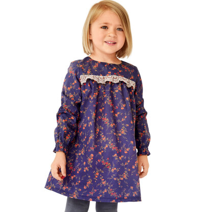 Burda Style Baby Dress / Blouse B9260 - Paper Pattern, Size 56 - 98