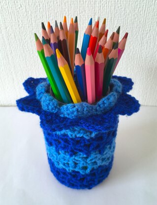 Flower top jar cover II by HueLaVive