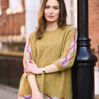 Fog Sweater in Rowan Fine Tweed Haze PDF