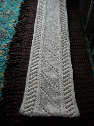 Lattice Lace Infinity Scarf