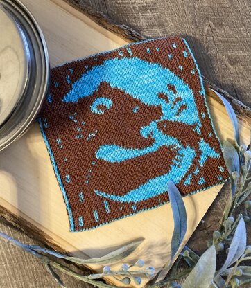 Woodland Grizzly Potholder