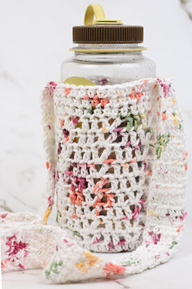 Weekend Water Bottle Holder in Universal Yarn Cotton Supreme Speckles - 2630 - Downloadable PDF