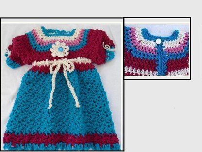 Tyra Crochet Baby and Girl's Dress