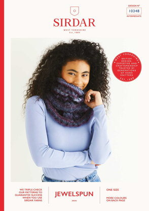 Scarf in Sirdar Jewelspun - 10348 - Downloadable PDF