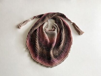 Crochet shawl pattern PDF