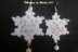 Thank You Snowflakes Crochet Earrings Pattern