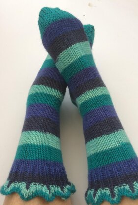 Crenulation Socks