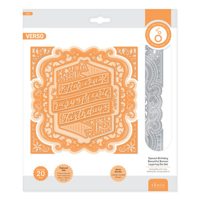 Essentials Special Birthday Beautiful Banner - Layering Die Set