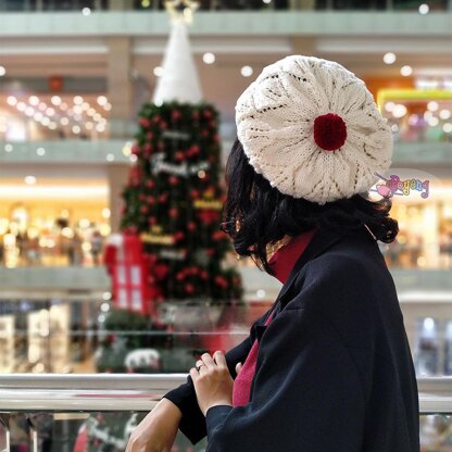 Star Crown Beret Hat Light