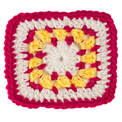 Square A for Bright Eyes Baby Blanket in Red Heart With Love Solids - LW4634A - Downloadable PDF