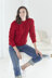 Ladies Round Neck Sweater & Cowl Neck Sweater in King Cole Ultra Soft Chunky - 5689 - Leaflet