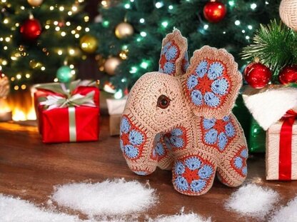 Christmas African Flowers Elephant Baubles Star
