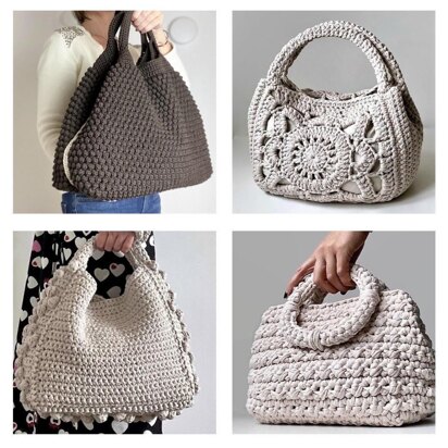4 Crochet Bags