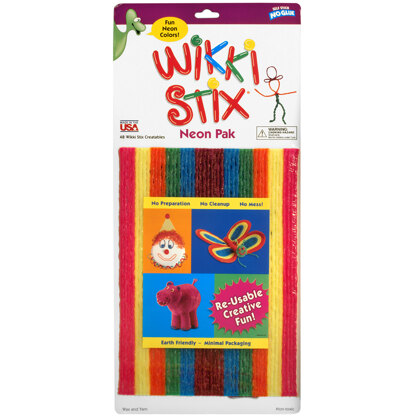 Wikki Stix 8" 48/Pkg - Neon