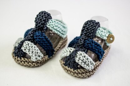 Baby Boys Knit Summer Sandals