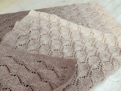 Lacy Baby Blocks Blanket