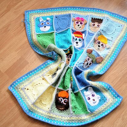 Paw patrol puppy blanket