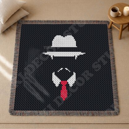 Incognito Blanket C2C CROCHET PATTERN