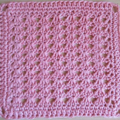 Lacy Shells Washcloth