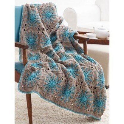 Starburst Blanket in Bernat Super Value