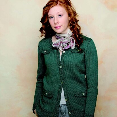 Poppy Cardigan in Rowan Cotton Glace - Downloadable PDF