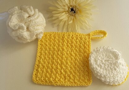 Spa Bath Scrubbies Set