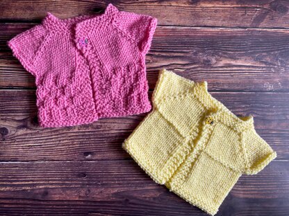 The Cocoon Top Down Chunky Baby Jacket Set