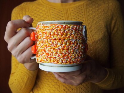 Candy Corn Cup Cozy