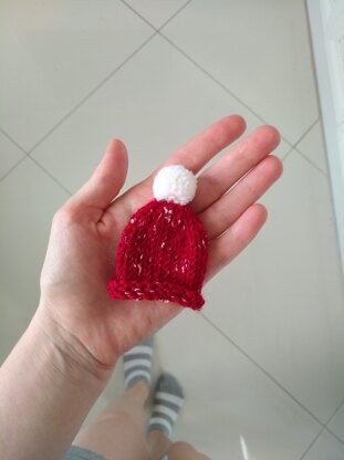 Santa hat Christmas Brooch