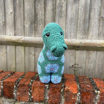 Bryan the African flower Brontosaurus dinosaur