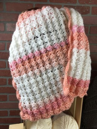 EASY BEGINNER'S Tulip Baby Blanket