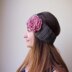Flower applique headband