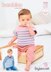 Crochet Striped Top and Sweater in Stylecraft Bambino DK - 9608 - Downloadable PDF
