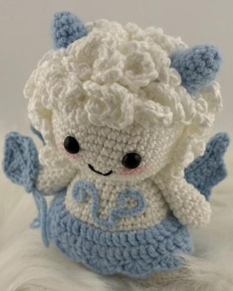 Aura – Cute Amigurumi Pattern Available in English & Portuguese