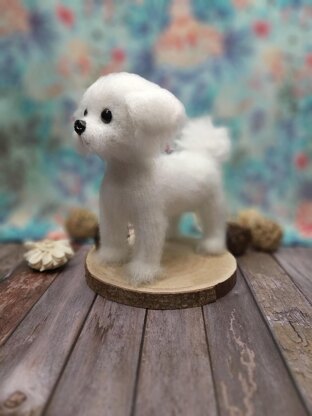 Maltese Dog Amigurumi