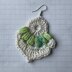 125. Bicolor Puffy Earrings