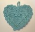 Heart Shape Coaster using Paintbox Cotton DK