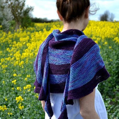 Aubergine Surprise - knitting pattern