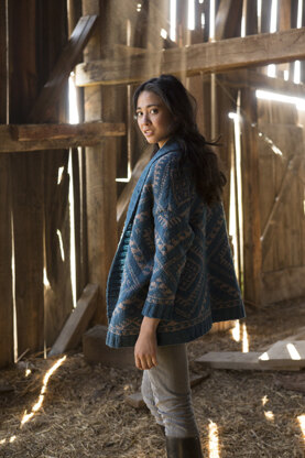 Arrowhead Cardigan in Imperial Yarn Columbia - PC21 - Downloadable PDF