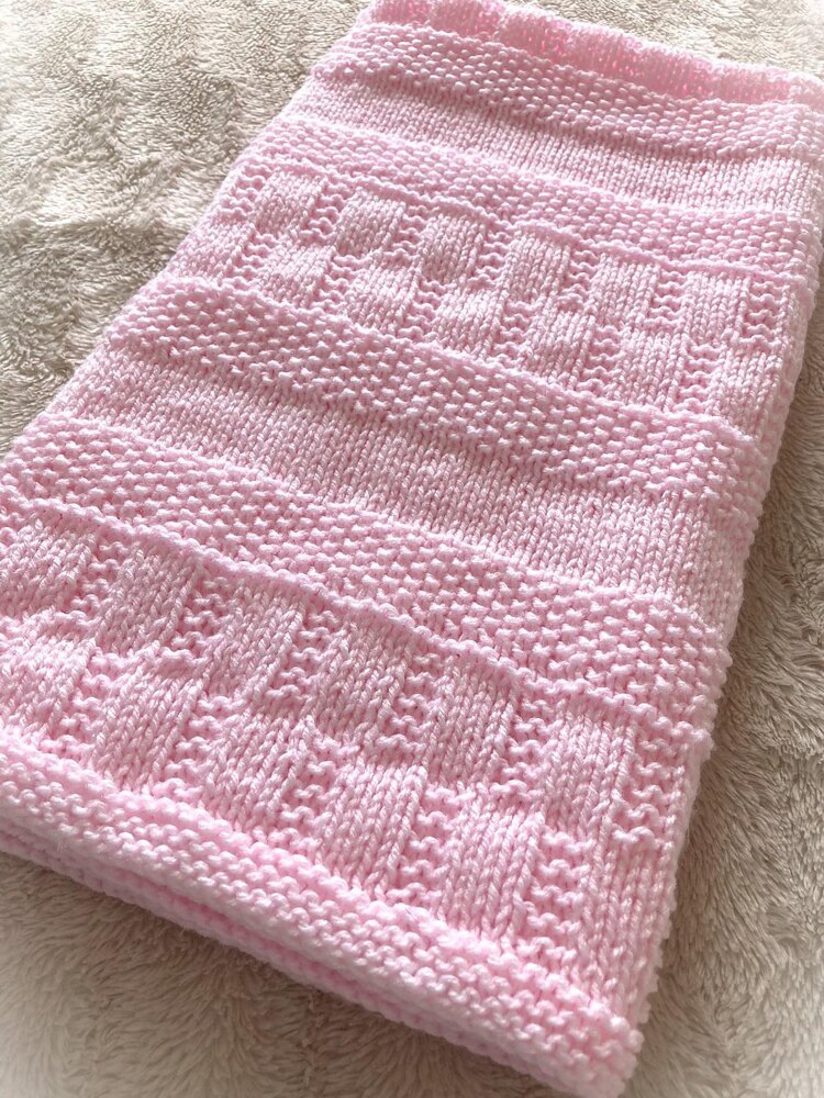Jemima Baby Blanket Knitting pattern by Daisy Gray Knits | LoveCrafts