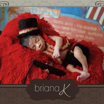 Newborn Circus Ringmaster