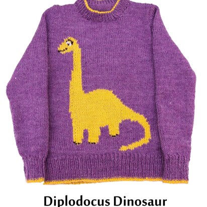 Diplodocus Dinosaur sweater